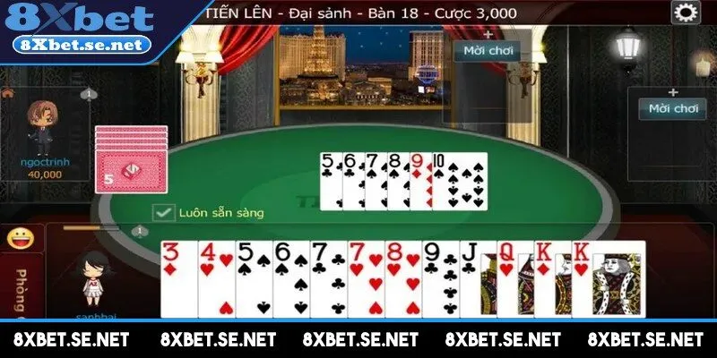 Các trò chơi bài nổi bật tại game bài 8xbet