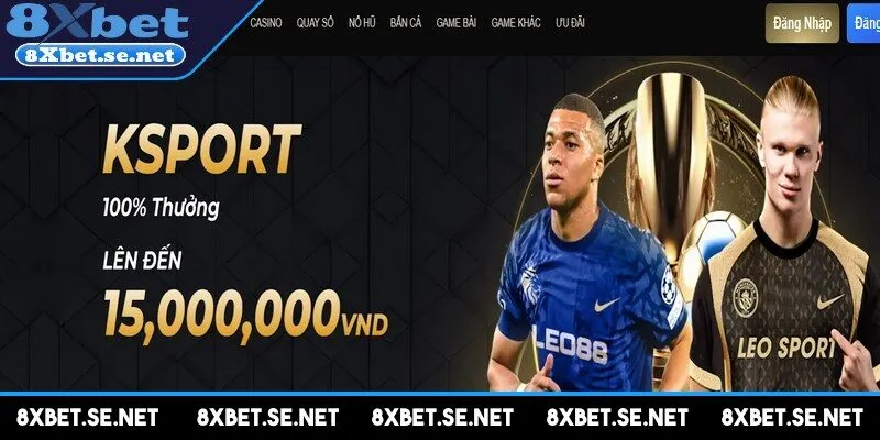 Cá cược thể thao 8XBET nền tảng chuyên nghiệp, giao diện vượt trội